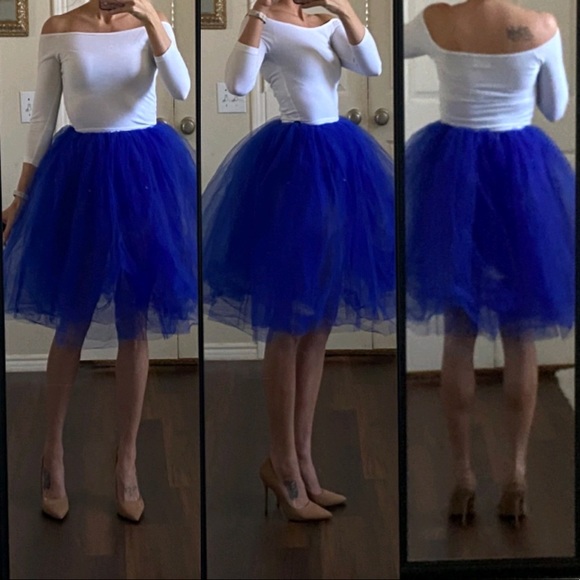 womens royal blue tutu